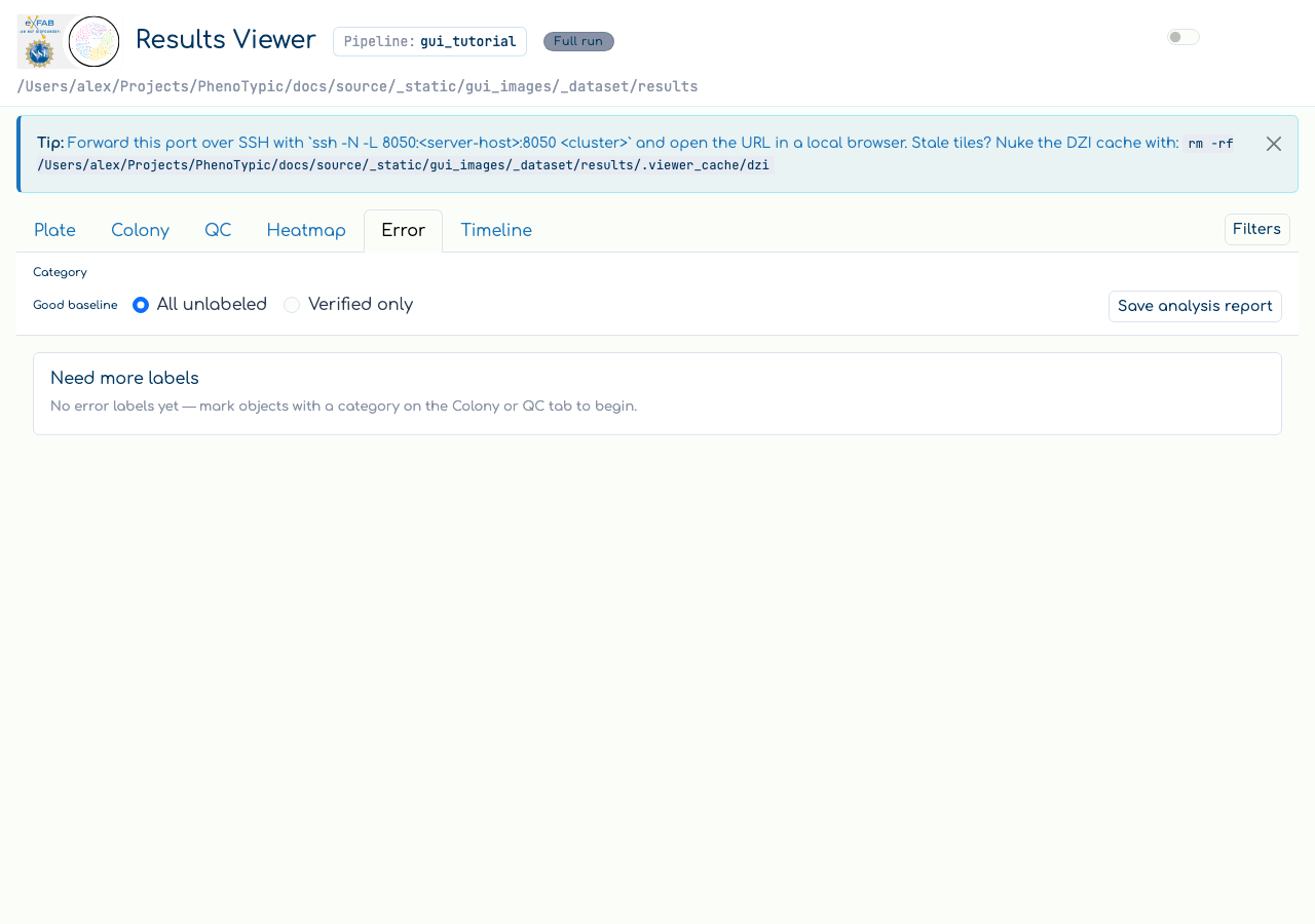 All-unlabeled vs Verified-only good baseline + verified-good count.