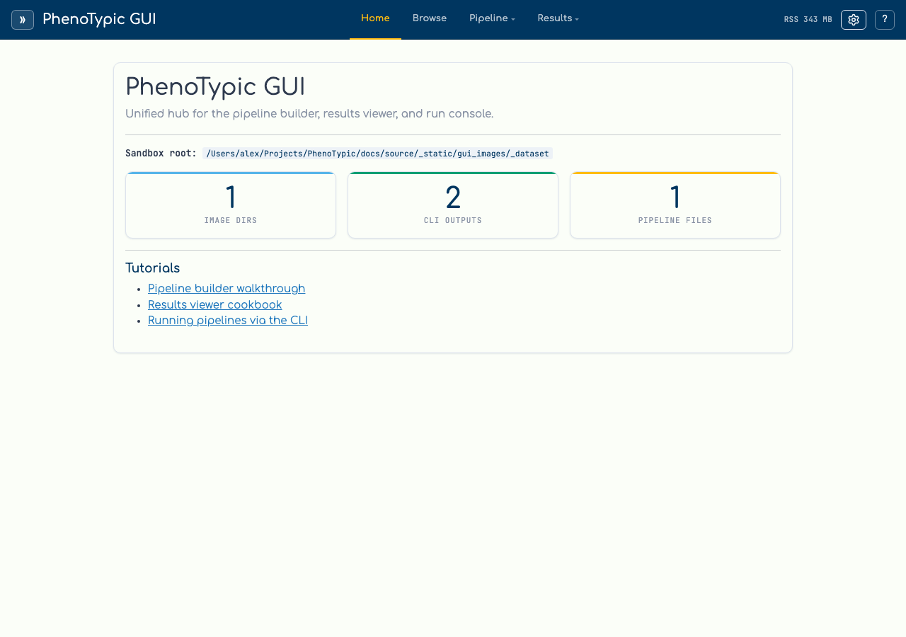 Sidebar collapsed via the top-bar chevron.
